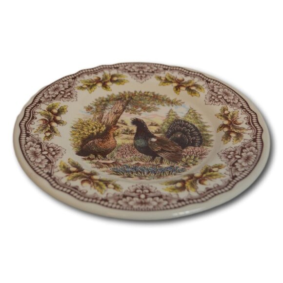 Royal Stafford Game Birds Collectible Plate With Nature Scene Set x 6 - NEW - Picture 2 of 3